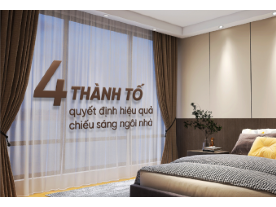 Cần quan tâm đến điều gì để thiết kế chiếu sáng nhà ở hiệu quả ?