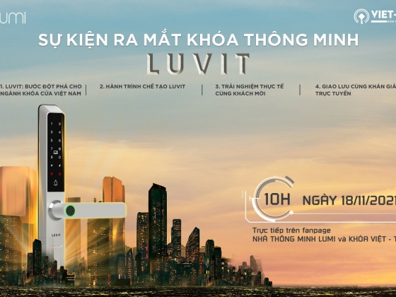 Chính thức ra mắt Khóa thông minh LUVIT – Make in Vietnam